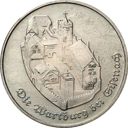 Anverso 5 marcos 1983 A "Castillo de Wartburg" - valor de la moneda  - Alemania, República Democrática Alemana (RDA)