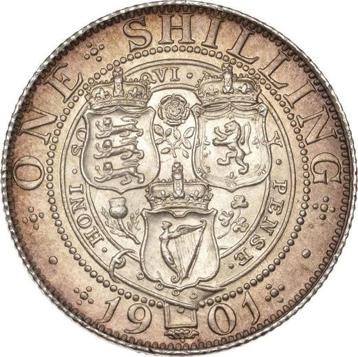 Revers 1 Schilling 1901 TB - Silbermünze Wert - Großbritannien, Victoria
