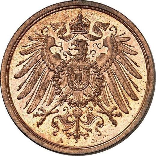 Revers 2 Pfennig 1908 A "Typ 1904-1916" - Münze Wert - Deutschland, Deutsches Kaiserreich