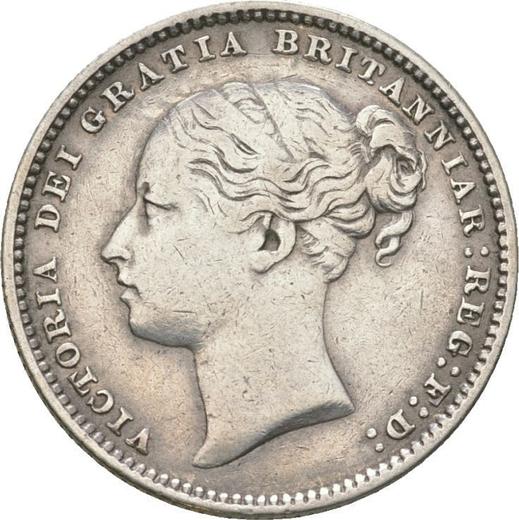 Obverse Shilling 1884 - Silver Coin Value - United Kingdom, Victoria
