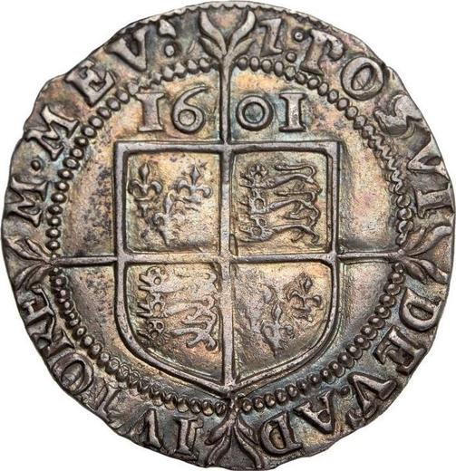 Reverse Sixpence 1601 "Seventh issue" - Silver Coin Value - United Kingdom, Elizabeth I