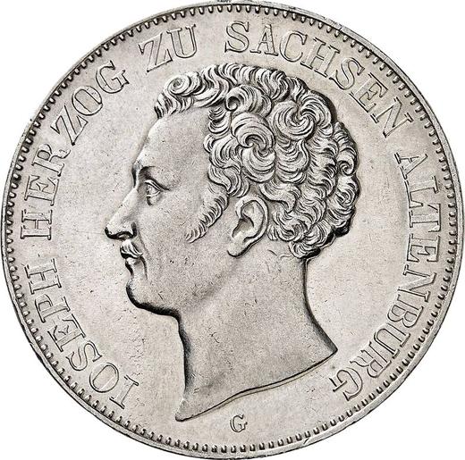 Obverse 2 Thaler 1842 G - Silver Coin Value - Saxe-Altenburg, Joseph