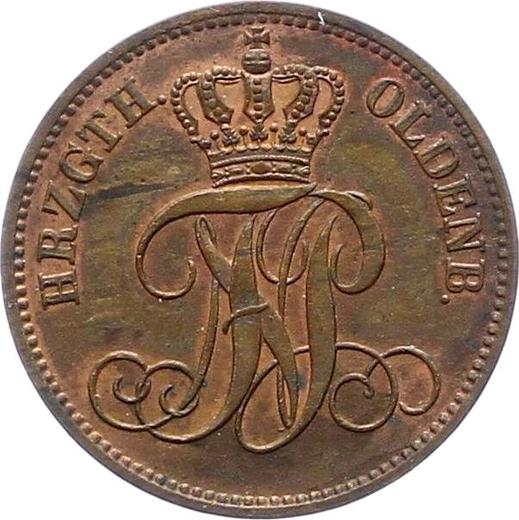 Obverse 3 Schwaren 1862 B -  Coin Value - Oldenburg, Nikolaus Frederick Peter