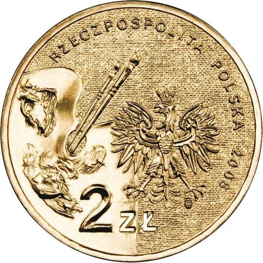 Obverse 2 Zlote 2006 MW NR "Aleksander Gierymski" - Coin Value - Poland, III Republic after denomination