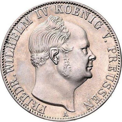 Obverse Thaler 1855 A "Mining" - Silver Coin Value - Prussia, Frederick William IV