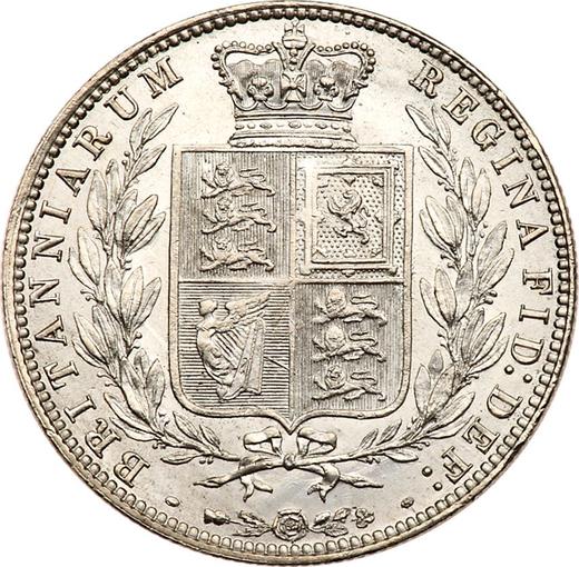 Reverse Halfcrown 1875 - Silver Coin Value - United Kingdom, Victoria