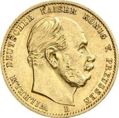 Obverse 10 Mark 1877 B "Prussia" - Gold Coin Value - Germany, German Empire