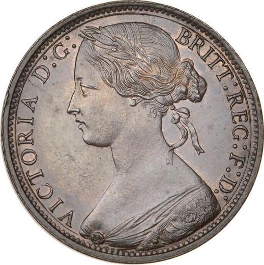 Obverse Penny 1869 "Type 1860-1894" -  Coin Value - United Kingdom, Victoria