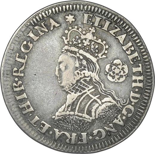 Obverse Threepence 1561 "Milled coinage" - Silver Coin Value - United Kingdom, Elizabeth I