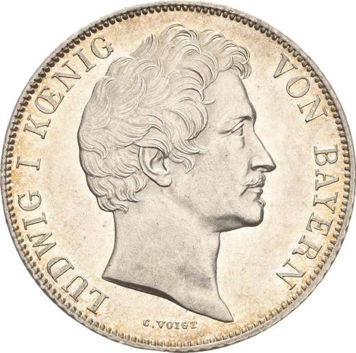 Avers Gulden 1842 - Silbermünze Wert - Bayern, Ludwig I