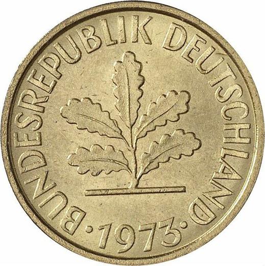 Reverse 5 Pfennig 1973 F -  Coin Value - Germany, FRG