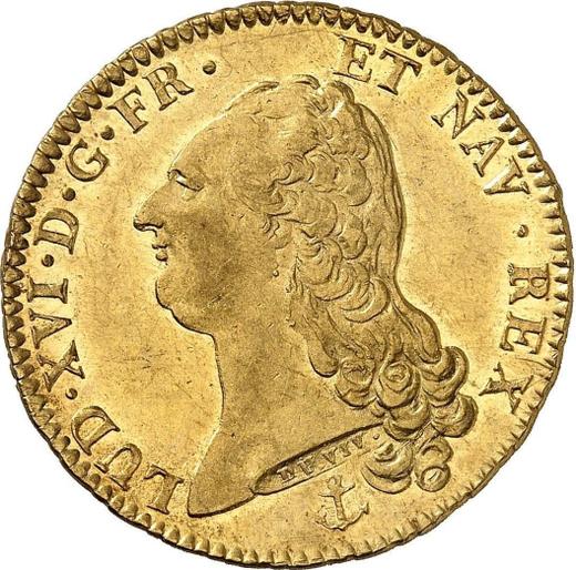 Anverso 2 Louis d'Or 1787 H - valor de la moneda de oro - Francia, Luis XVI