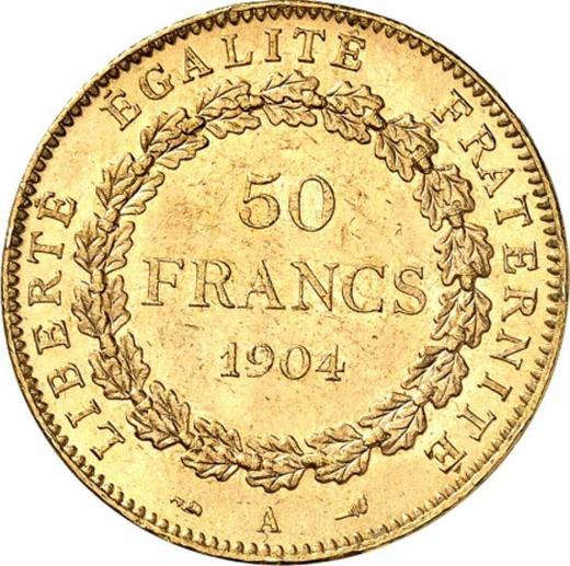 Revers 50 Franken 1904 A "Typ 1878-1904" - Goldmünze Wert - Frankreich, Dritte Republik