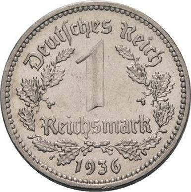 Avers 1 Reichsmark 1936 A "Typ 1933-1939" - Münze Wert - Deutschland, Drittes Reich