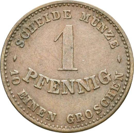 Rewers monety - 1 fenig 1870 B - cena  monety - Saksonia-Coburg-Gotha, Ernest II