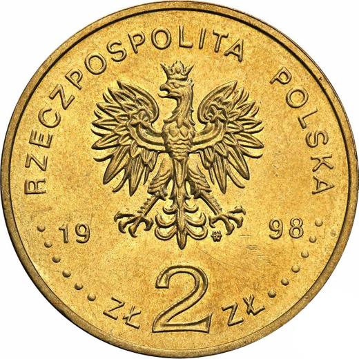 Avers 2 Zlote 1998 MW RK "Radium und Polonium" - Münze Wert - Polen, III Republik Polen nach Stückelung