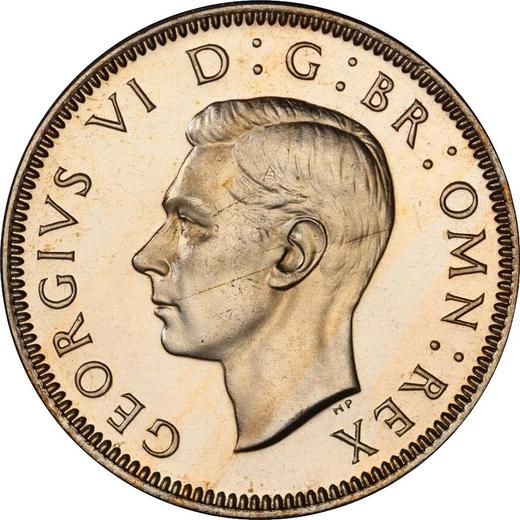 Аверс монеты - 1 шиллинг 1949 года HP "Тип 1949-1951" - цена  монеты - Великобритания, Георг VI