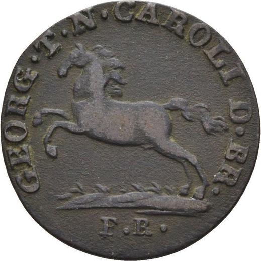 Avers 1 Pfennig 1818 FR - Münze Wert - Braunschweig-Wolfenbüttel, Karl II