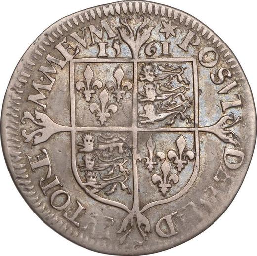 Reverse Sixpence 1561 "Milled coinage" Simple dress - Silver Coin Value - United Kingdom, Elizabeth I