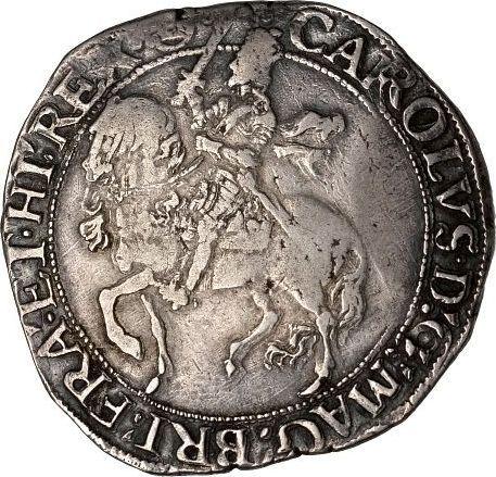 Obverse Halfcrown no date (1625-1649) "Fourth type horseman" - Silver Coin Value - United Kingdom, Charles I