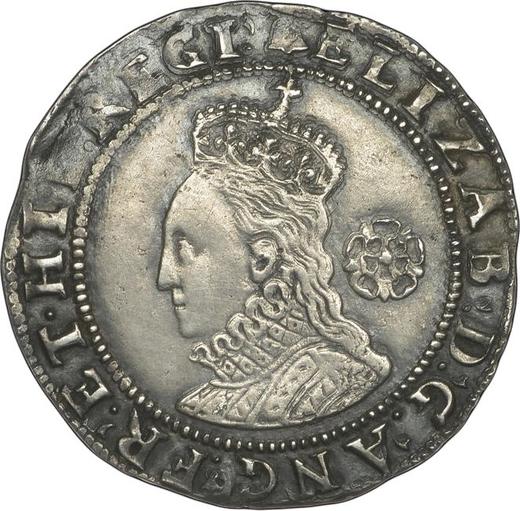 Obverse Sixpence 1582 "Sixth issue" ELIZAB - Silver Coin Value - United Kingdom, Elizabeth I