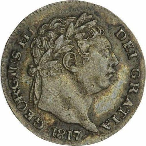 Obverse Penny 1817 - Silver Coin Value - United Kingdom, George III