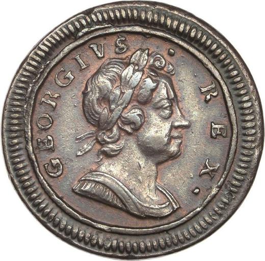 Avers 1 Farthing 1721 - Münze Wert - Großbritannien, Georg I