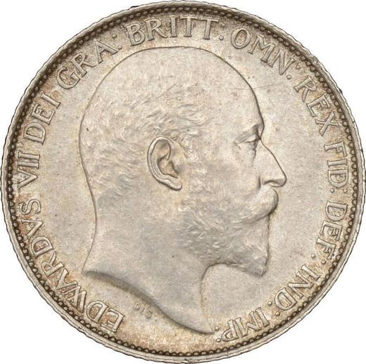 Obverse Sixpence 1907 - Silver Coin Value - United Kingdom, Edward VII