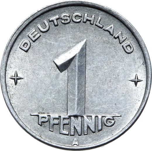 Obverse 1 Pfennig 1948 A -  Coin Value - Germany, GDR