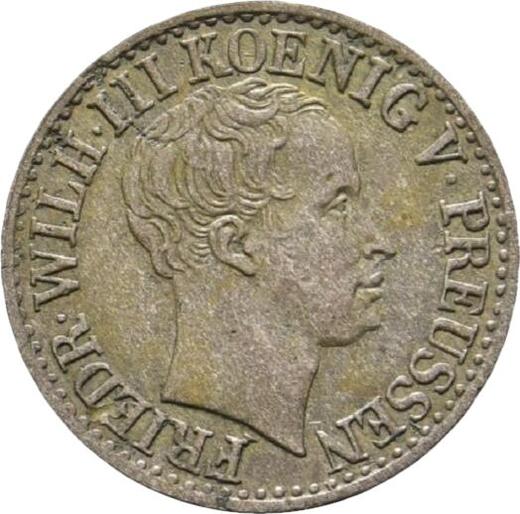 Avers 1/2 Silbergroschen 1833 A - Silbermünze Wert - Preußen, Friedrich Wilhelm III