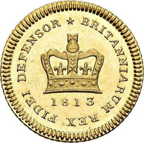 Reverse Third Guinea 1813 "Second laureate bust" - Gold Coin Value - United Kingdom, George III