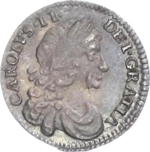 Avers 1 Penny 1673 "Typ 1670-1684" - Silbermünze Wert - Großbritannien, Karl II