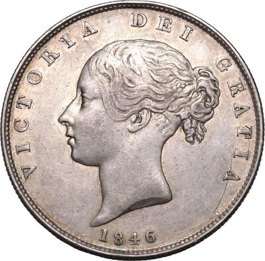 Obverse Halfcrown 1846 - Silver Coin Value - United Kingdom, Victoria