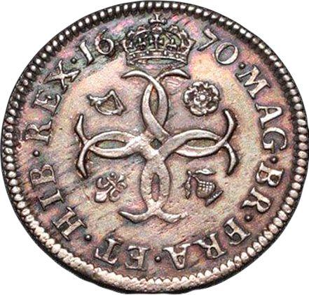 Reverse Fourpence (Groat) 1670 - Silver Coin Value - United Kingdom, Charles II