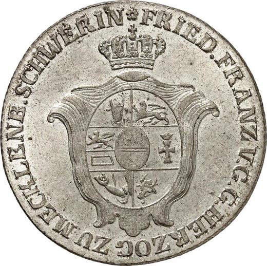 Obverse 2/3 Thaler 1808 - Silver Coin Value - Mecklenburg-Schwerin, Frederick Francis I