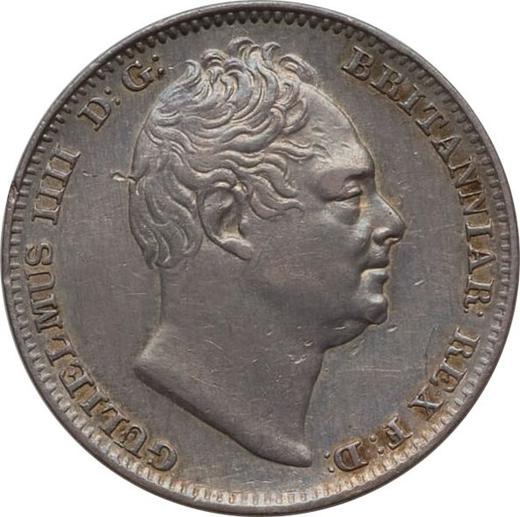 Obverse Fourpence (Groat) 1836 "Maundy" - Silver Coin Value - United Kingdom, William IV
