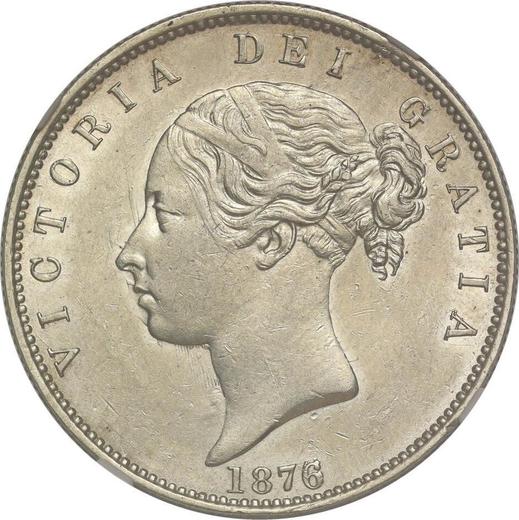 Obverse Halfcrown 1876 - Silver Coin Value - United Kingdom, Victoria