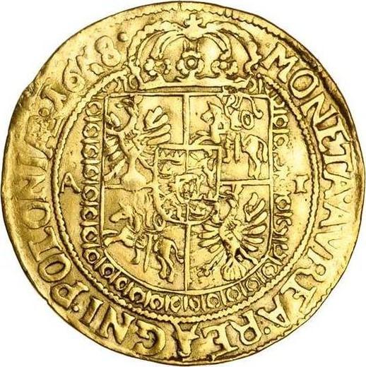 Reverse 2 Ducat 1658 AT "Type 1654-1667" - Gold Coin Value - Poland, John II Casimir