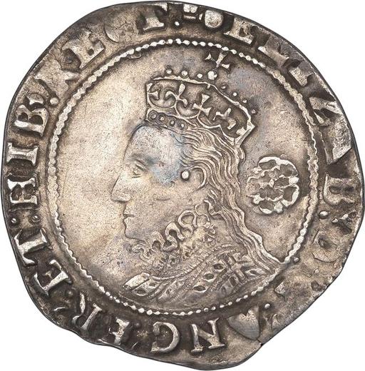 Obverse Sixpence 1595 "Sixth issue" - Silver Coin Value - United Kingdom, Elizabeth I