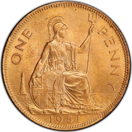Reverse Penny 1951 HP "Type 1949-1952" -  Coin Value - United Kingdom, George VI