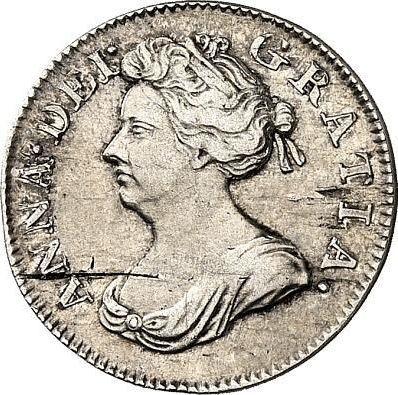 Obverse Fourpence (Groat) 1703 - Silver Coin Value - United Kingdom, Anne