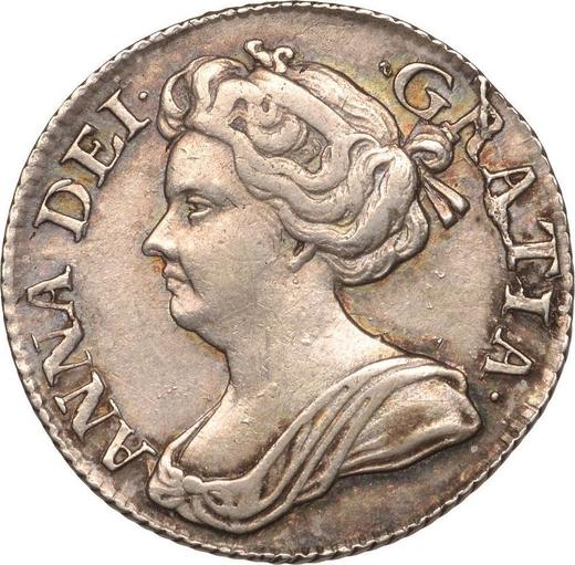 Avers 6 Pence 1711 - Silbermünze Wert - Großbritannien, Anne
