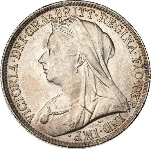 Avers 2 Schilling (Florin) 1901 TB - Silbermünze Wert - Großbritannien, Victoria
