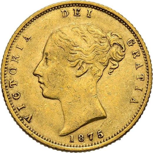 Avers 1/2 Sovereign 1875 S "Wappen" - Goldmünze Wert - Australien, Victoria