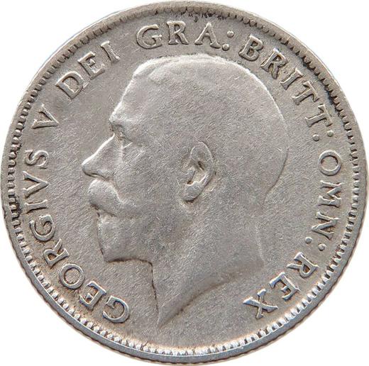 Obverse Sixpence 1920 "Type 1911-1920" - Silver Coin Value - United Kingdom, George V