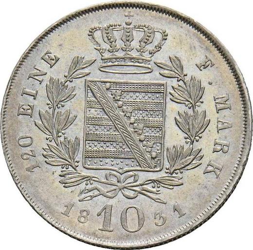 Reverse 10 Kreuzer 1831 - Silver Coin Value - Saxe-Coburg and Gotha, Ernest I
