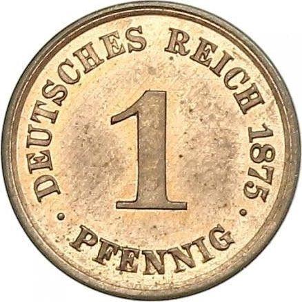 Obverse 1 Pfennig 1875 A "Type 1873-1889" - Coin Value - Germany, German Empire
