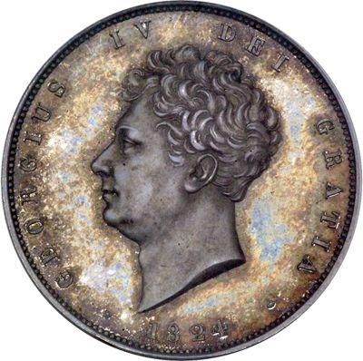 Obverse Halfcrown 1824 "Type 1824-1829" - Silver Coin Value - United Kingdom, George IV