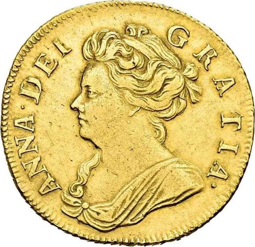 Avers 1 Guinee 1707 "Erster Porträttyp" Vor der Vereinigung - Goldmünze Wert - Großbritannien, Anne