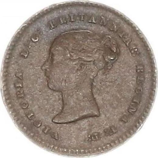 Аверс монеты - 1/4 фартинга 1851 года - цена  монеты - Великобритания, Виктория